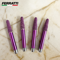 Fresa Diamantada Cônica para Escultura, Modelagem e Acabamento em Pedras - FERRATTI