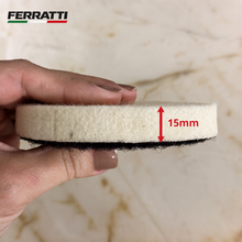 Kit Suporte Espumado + Lixa de Feltro com Velcro 100 mm | Ferratti