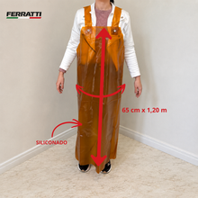 Kit 5 Aventais de PVC Vinil Siliconado Transparente Reforçado | Ferratti