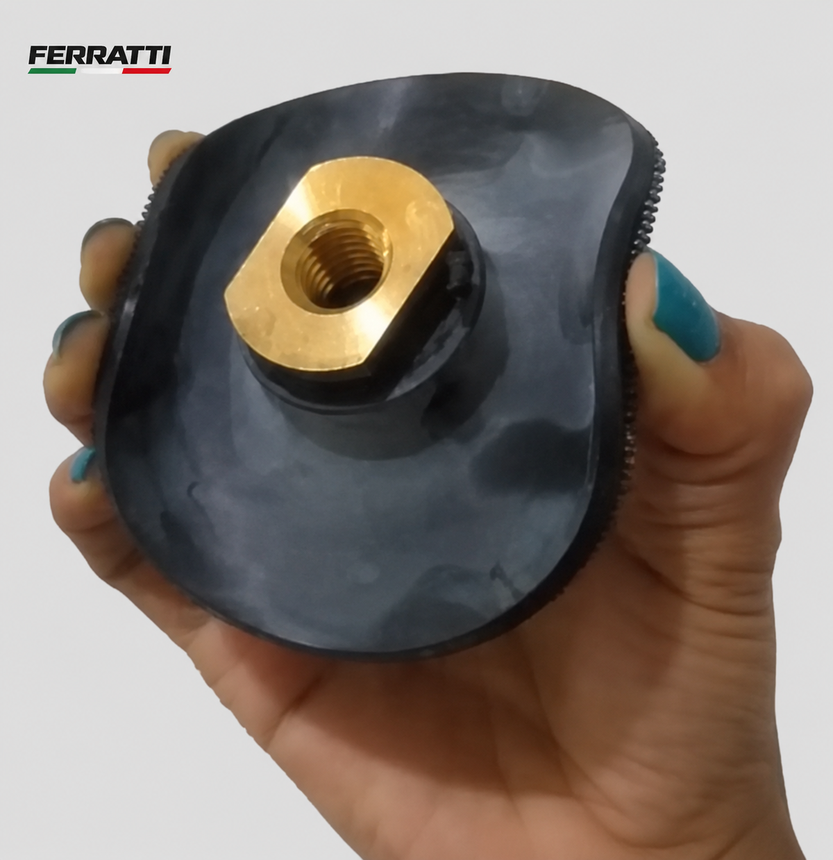 Suporte para Lixa Flexível 4" 100mm M14 / BORRACHA - FERRATTI
