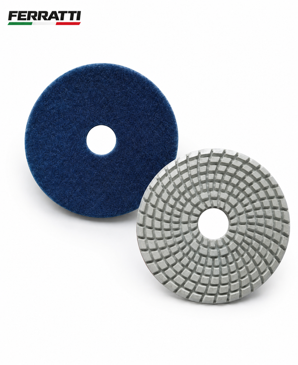 Lixa Diamantada Branca 100 mm – Pro Espiral FERRATTI