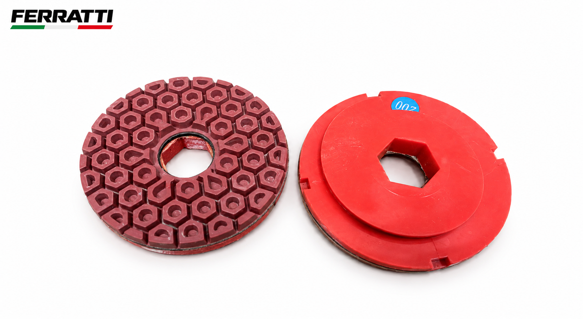 Poliborda de Colmeia Ferratti 150mm – Resina e Diamante