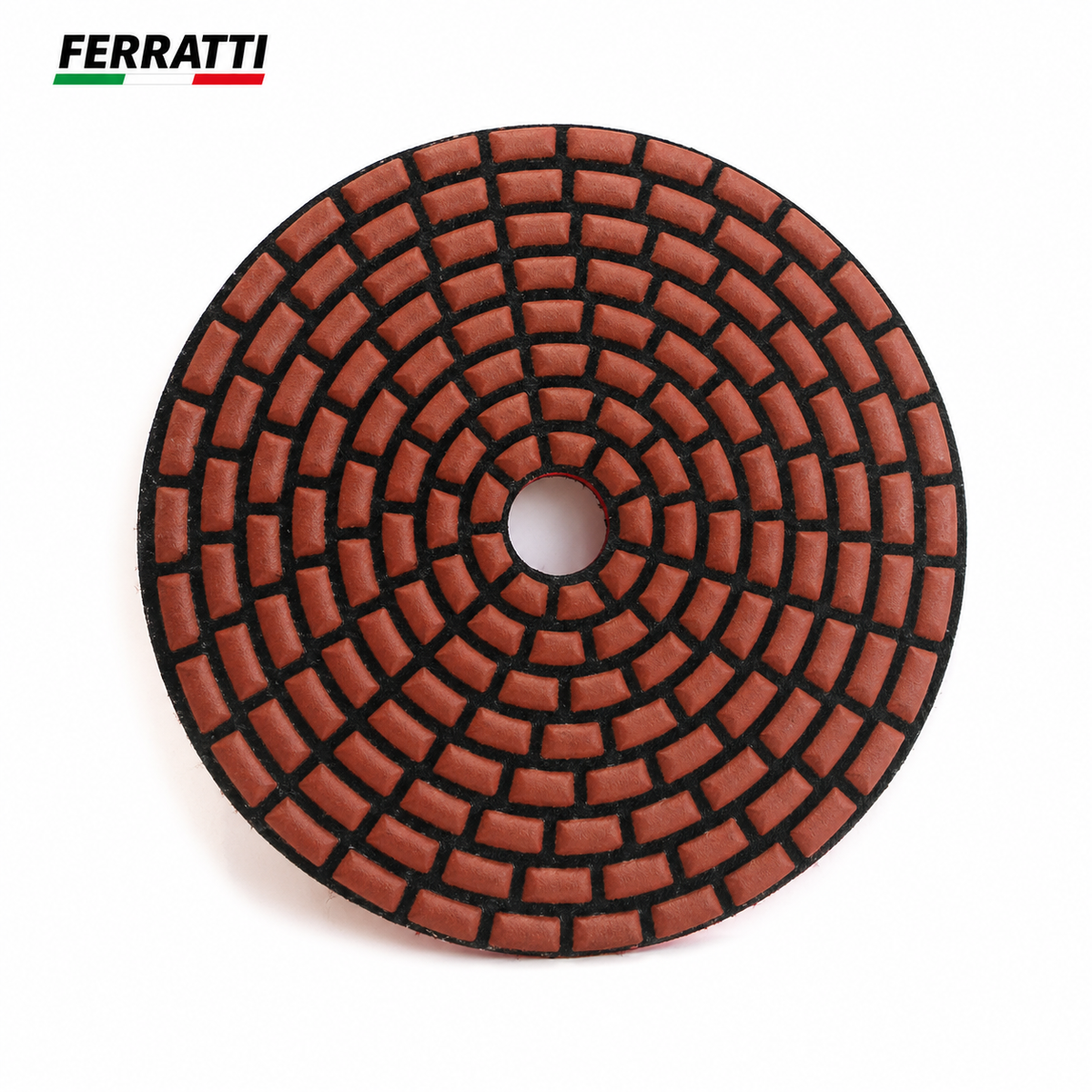Disco de Polimento a Seco Diamantado Quadrangular para Pedra, Granito, Mármore, Quartzo - PREMIUM ERRATTI