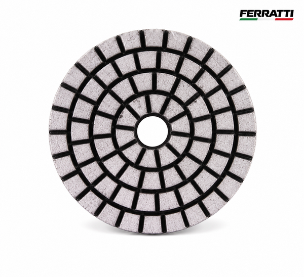 Disco de Desbaste para Esmerilhadeira Angular, a seco de 100 mm, disco de Polimento Diamantado Afiado para Desbaste de Pisos de Granito / Mármore - FERRATTI
