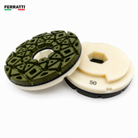 Disco de Polimento de Resina com Suporte de PVC para Granito, mármore - FERRATTI