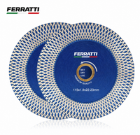 Disco Diamantado de Corte e Desbaste Dupla Face PREMIUM FERRATTI