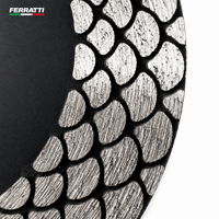Disco Diamantado de corte para esmerilhadeira angular ideal para azulejos de cerâmica, mármore e granito PREMIUM FERRATTI