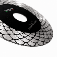 Disco Diamantado de corte para esmerilhadeira angular ideal para azulejos de cerâmica, mármore e granito PREMIUM FERRATTI