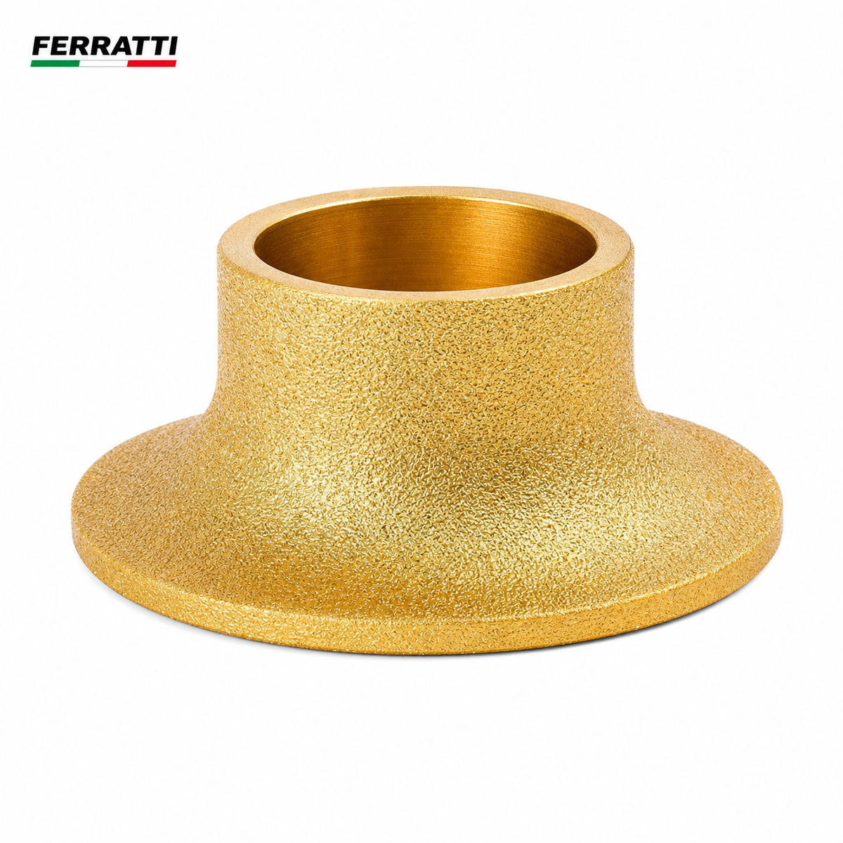 Rebolo Fresa Diamantado Meio Boleado / Meio Arredondado / Meia Cana FERRATTI