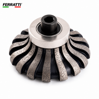 Rebolo Diamantado Perfil Peito de Pombo Segmentado 90 mm FERRATTI