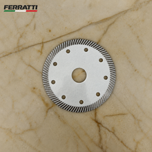 Disco Diamantado Turbo Contínuo 110mm para Concreto e Cerâmica – Seco/Úmido Premium Ferratti