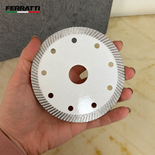 Disco Diamantado Turbo Contínuo 110mm para Concreto e Cerâmica – Seco/Úmido Premium Ferratti