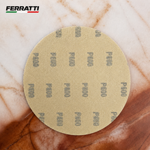 Kit 7 Lixas Espanholas com Velcro 180mm para Lixamento e Brilho a Seco | Ferratti