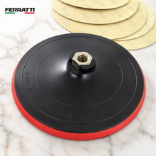 Kit Suporte Espumado + 7 Lixas Cerâmicas 180mm com Velcro para Brilho a Seco | Ferratti