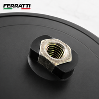 KIT Suporte Prato Espumado para Lixa 100mm + Lixa Feltro com Velcro 100mm - FERRATTI