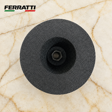 Kit 3 Rebolos Copo Carbeto de Silício 4" Grãos 60, 80 e 120 para Granito e Mármore