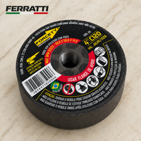 Rebolo de carboneto de silício tipo copo, para esmerilhar granito, mármore, aço e metal FORCETY