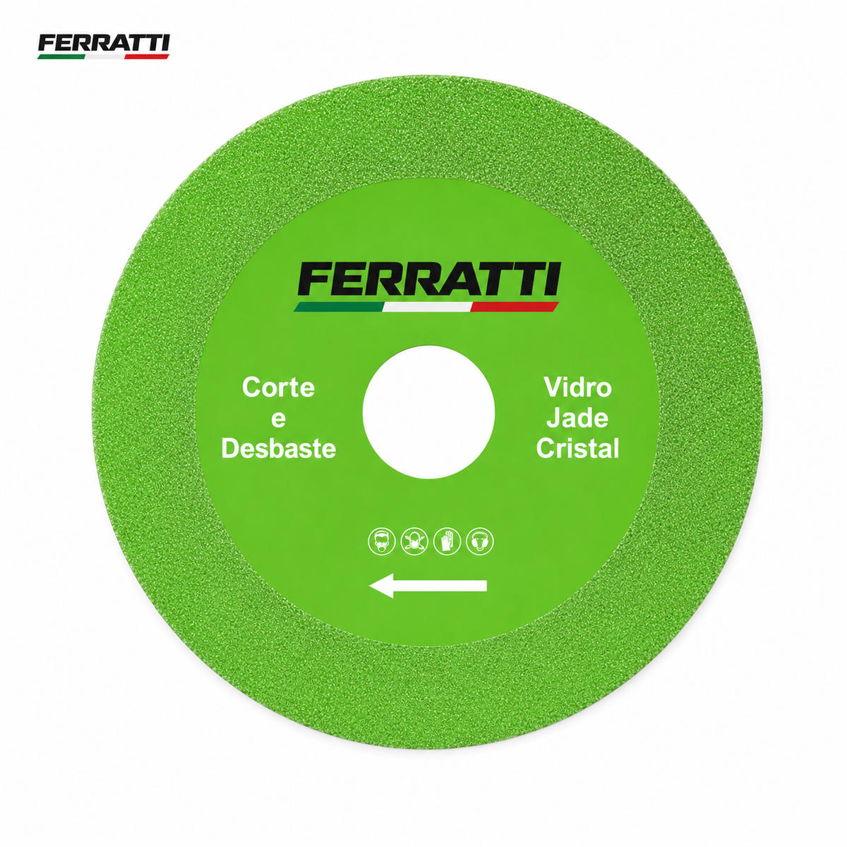 Disco Diamantado Corte Concreto Cerâmica 100mm  PREMIUM FERRATTI