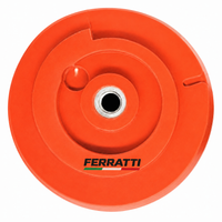 Escova Diamantada Redonda tipo Caracol 100 mm para Granito / Mármore, Concreto Artificial e Pedra Natural FERRATTI
