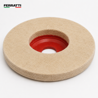 Disco para Lixar / Polimento Feltro de Lã / Suporte de Polimento PREMIUM FERRATTI