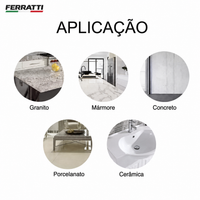 Lixa Para Rebaixo Italiano 100mm Para Esmerilhadeira / Politriz / Lixadeira - PREMIUM FERRATTI