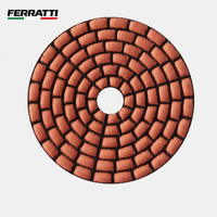 Disco de Polimento a Seco Diamantado Quadrangular para Pedra, Granito, Mármore, Quartzo - PREMIUM ERRATTI