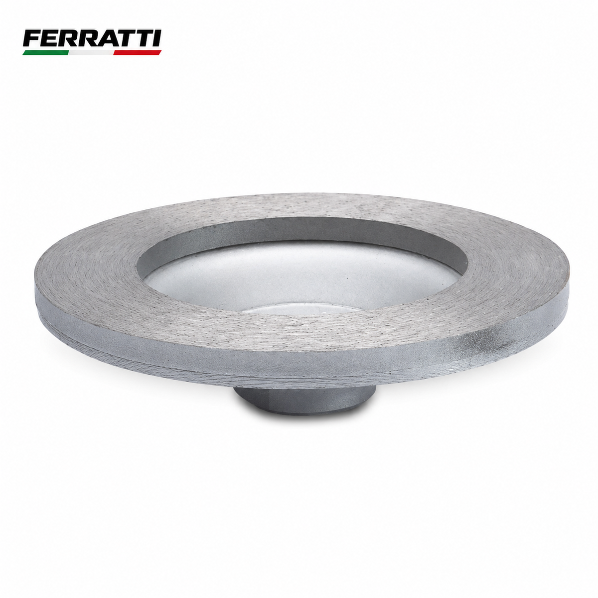 Disco Prato Diamantado Desbaste Liso 100mm Rosca M14 Lixadeira Grão 60 / Grão 120 - FERRATTI