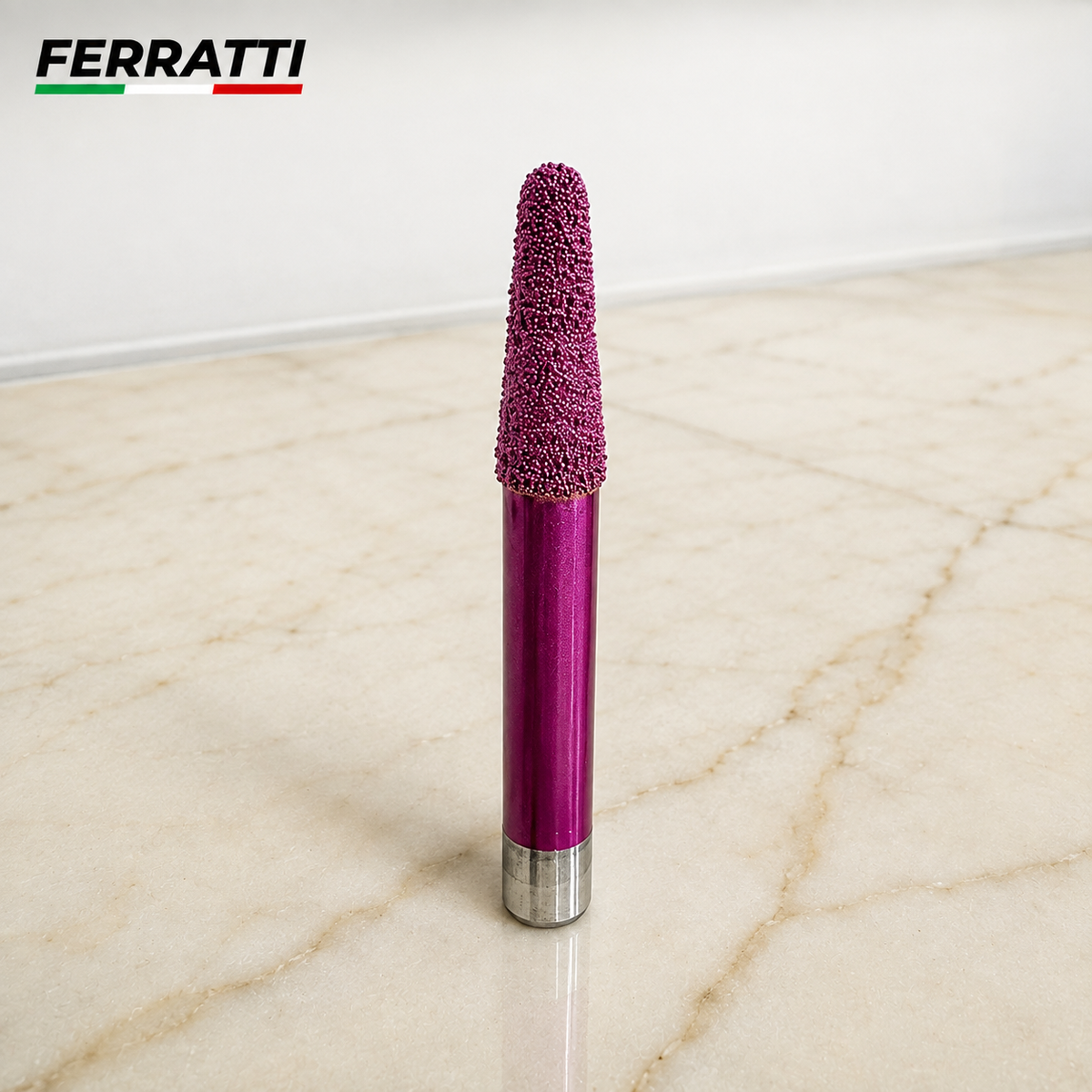 Fresa Diamantada Cônica para Escultura, Modelagem e Acabamento em Pedras - FERRATTI