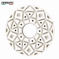 Disco Abrasivo para Poliborda Face Branca 125mm Reta PREMIUM FERRATTI