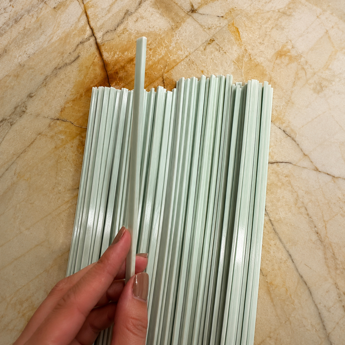 Kit com 20 Fitas de Fibra de Vidro Reforço para Mármore 3mm x 7mm – 1m cada (20m total)