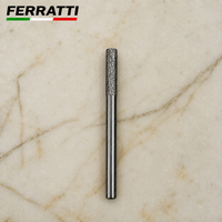 Fresa Diamantada Cilíndrica de Topo Reto para CNC - FERRATTI