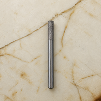 Fresa Diamantada Cilíndrica de Topo Reto para CNC - FERRATTI