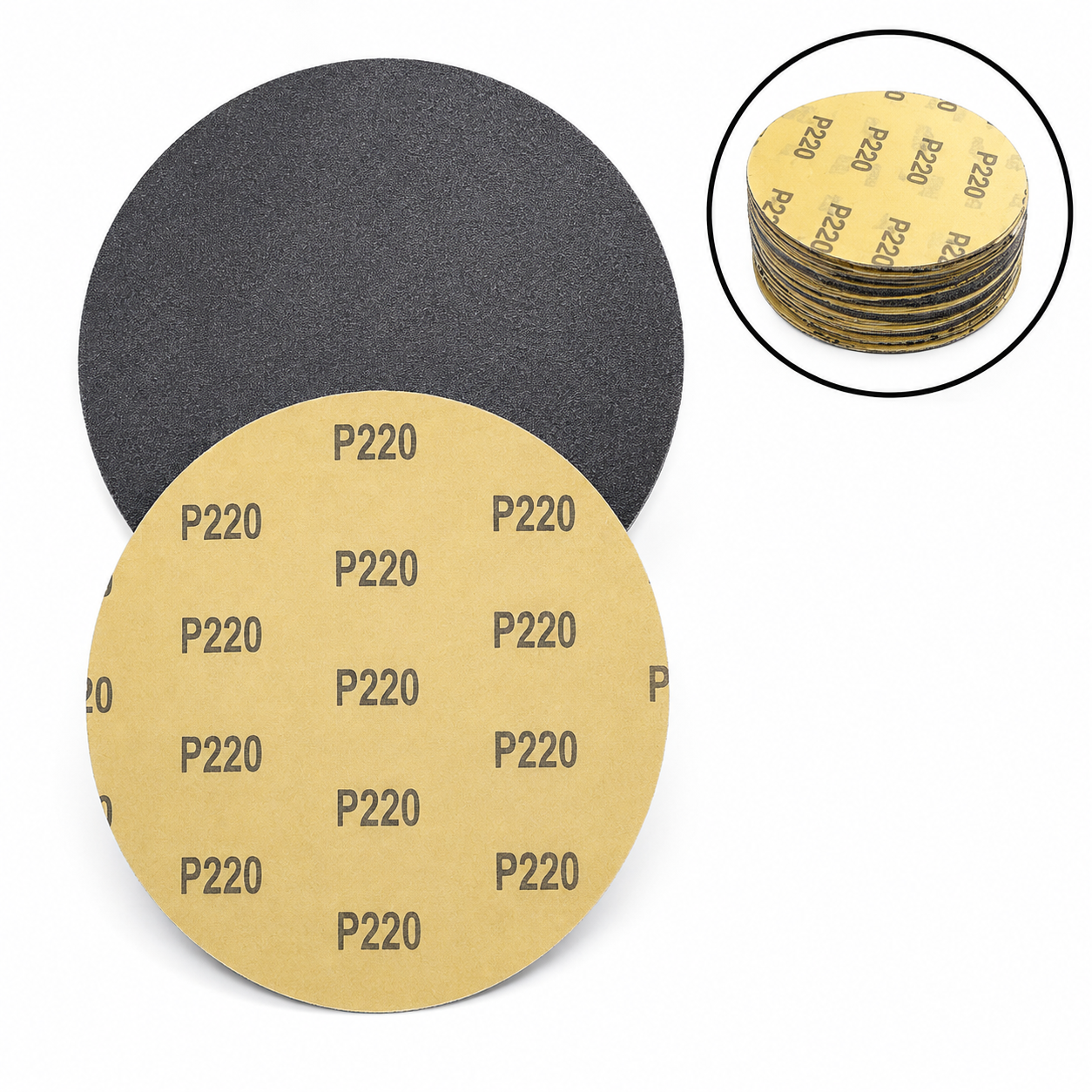 Kit 7 Lixas Espanholas com Velcro 180mm para Lixamento e Brilho a Seco | Ferratti