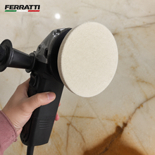 Kit 2 Discos de Feltro com Velcro 100mm para Polimento e Acabamento | Ferratti