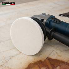 Kit Suporte Espumado + Disco de Feltro com Velcro 180mm para Polimento | Ferratti