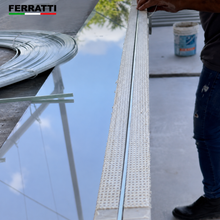 Fita de Fibra de Vidro Reforço para Mármore 3mmx6.35mm Rolo com 100 Metros