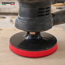 Kit Suporte Espumado + 7 Lixas Cerâmicas 180mm com Velcro para Brilho a Seco | Ferratti