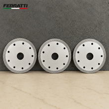 Kit 3 Discos Diamantados Turbo Contínuo 110mm para Porcelanato, Dekton e Mármore | Ferratti