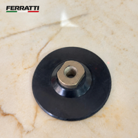 Prato Emborrachado Pequeno / Borracha Flexível para Lixadeira Rosca M14 FERRATTI