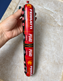 Kit 20 un Adesivo Selante Cola Cuba FERRATTI PU40 Cinza 800g Sachê  – Construção