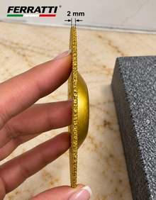 Disco Diamantado Eletrolítico FERRATTI para Corte e Desbaste de Pedras 100mm