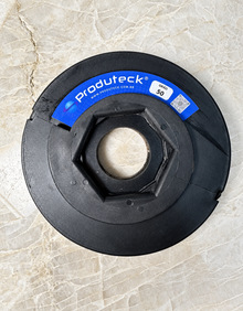 Poliborda Reta Frontal 125mm Encaixe Caracol 14,5mm - PRODUTECK