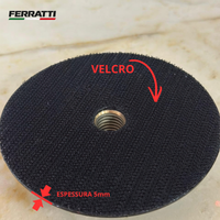 Prato Emborrachado Pequeno / Borracha Flexível para Lixadeira Rosca M14 FERRATTI