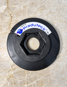 Poliborda Reta Frontal 125mm Encaixe Caracol 14,5mm - PRODUTECK
