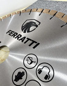 Serra Diamantada Silenciosa Premium 350mm Mármore / Quartzito - FERRATTI