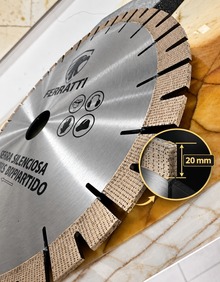 Serra Diamantada Silenciosa Premium 350mm Mármore / Quartzito - FERRATTI