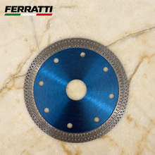 Disco Diamantado Ultrafino 110mm Turbo Contínuo Premium para Porcelanato, Mármore e Granito – Ferratti