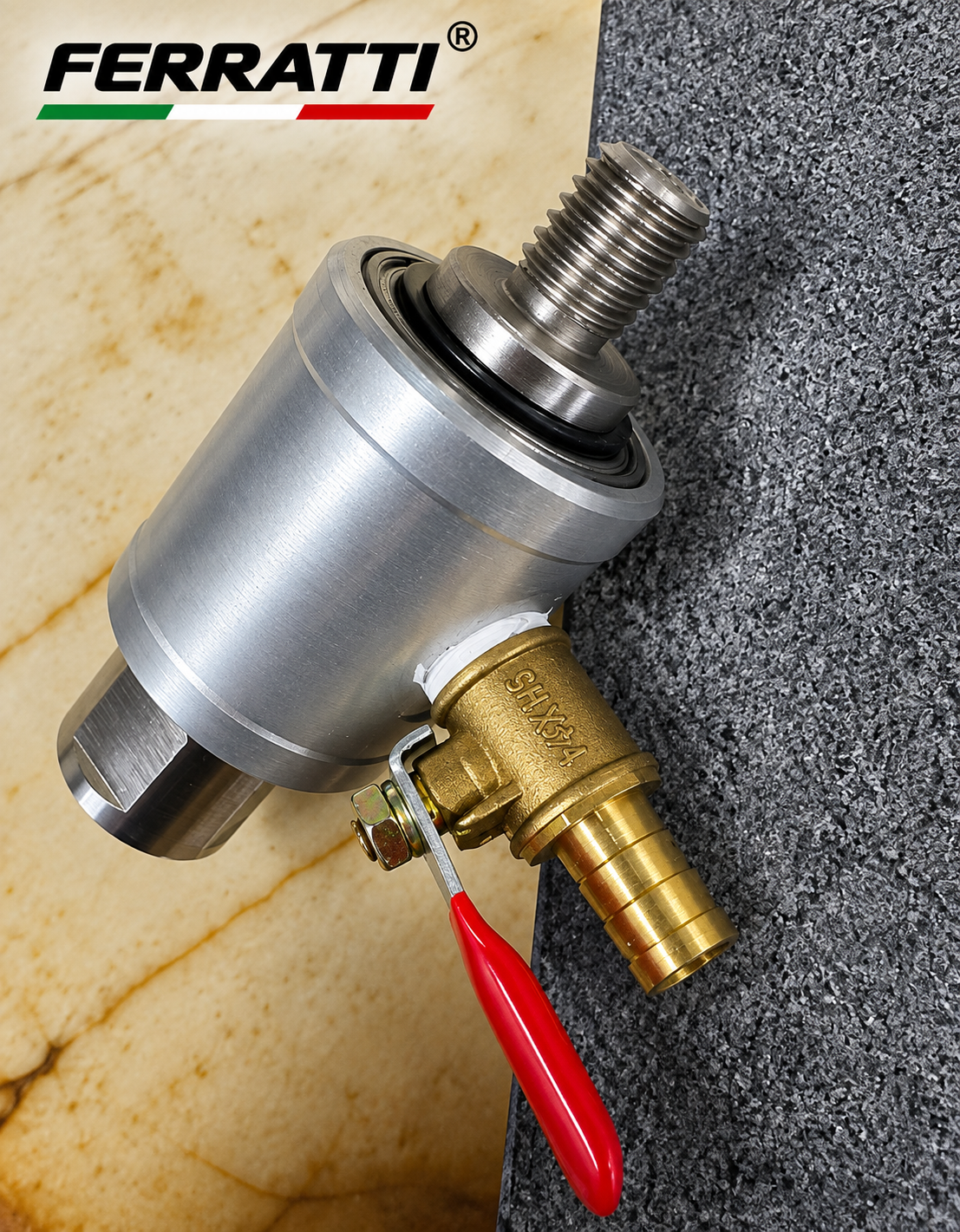 Adaptador para Trabalho a Úmido com Entrada de Água FERRATTI – Rosca M14