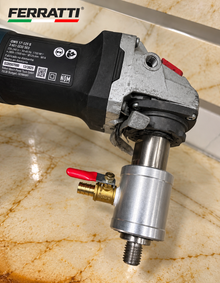 Adaptador para Trabalho a Úmido com Entrada de Água FERRATTI – Rosca M14