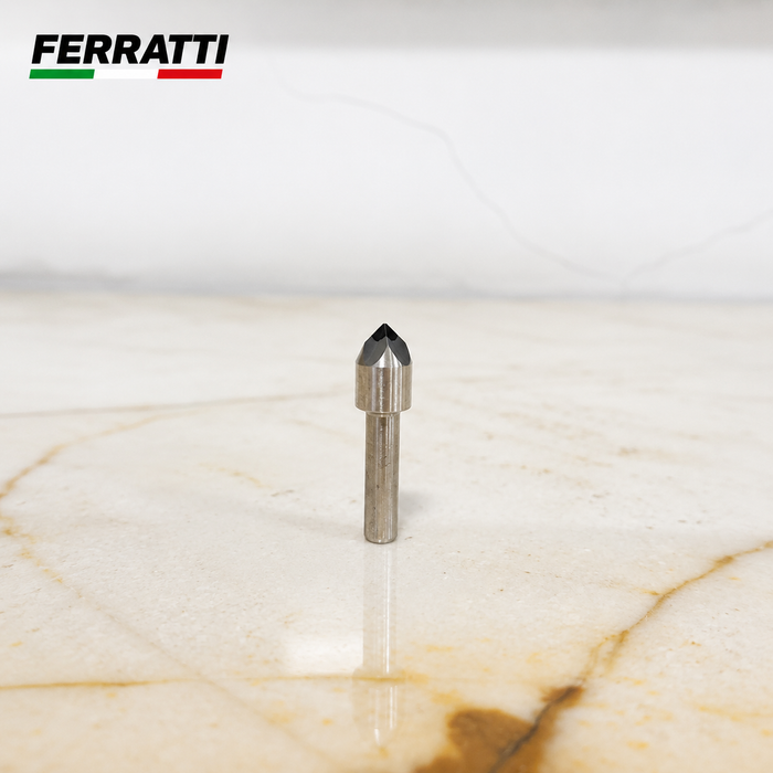 Fresa PCD Tipo V 90° 6x40x0,4mm para CNC | Ferratti